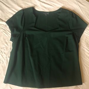 Dark green blouse